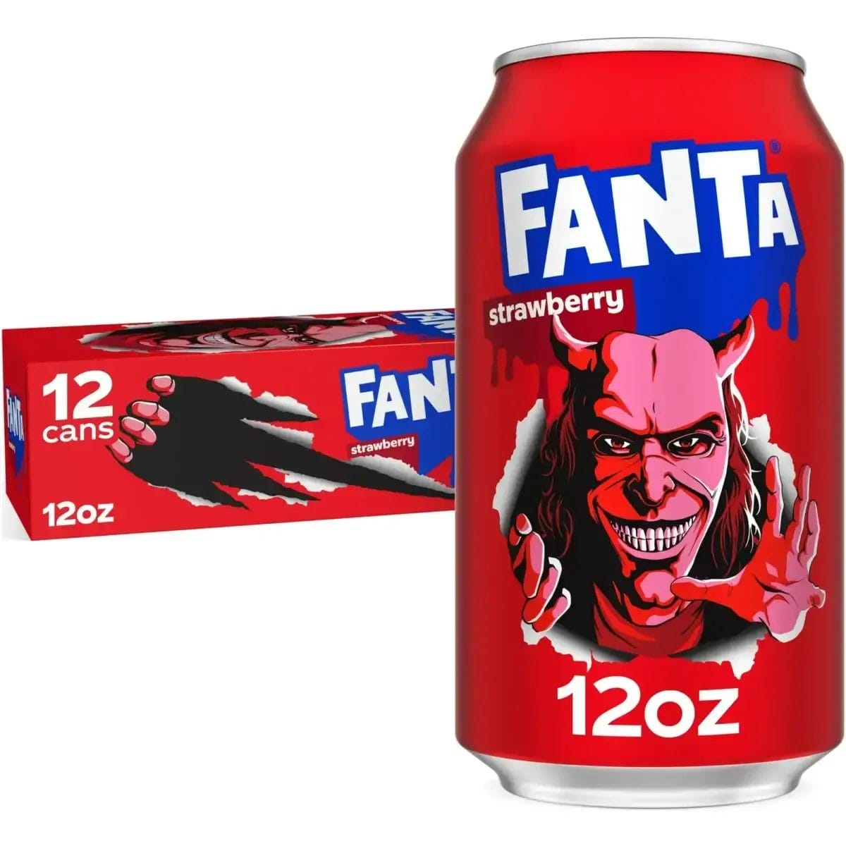Fanta Strawberry, 12 Oz Can