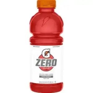 Gatorade Zero Fruit Punch, 20 Oz Bottle