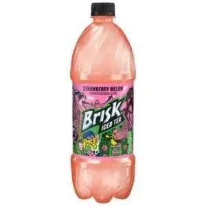 Brisk Strawberry Melon Iced Tea 1L Bottle – 15-Pack