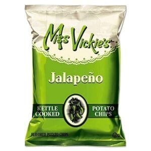 Miss Vickie’s Jalapeno Kettle Potato Chips, 1.3 Oz Bags/ 64