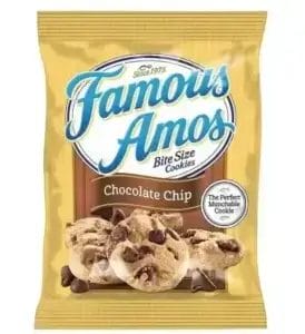 Famous Amos Chocolate Chip Cookies, 2 Oz Bags/48