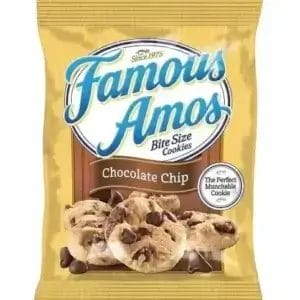 Famous Amos Chocolate Chip Cookies, 2 Oz Bags/48