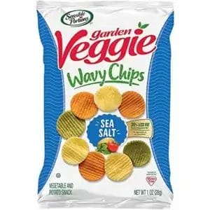 Sensible Portions Wavy Sea Salt Garden Veggie Chips, 1 Oz Bags/24