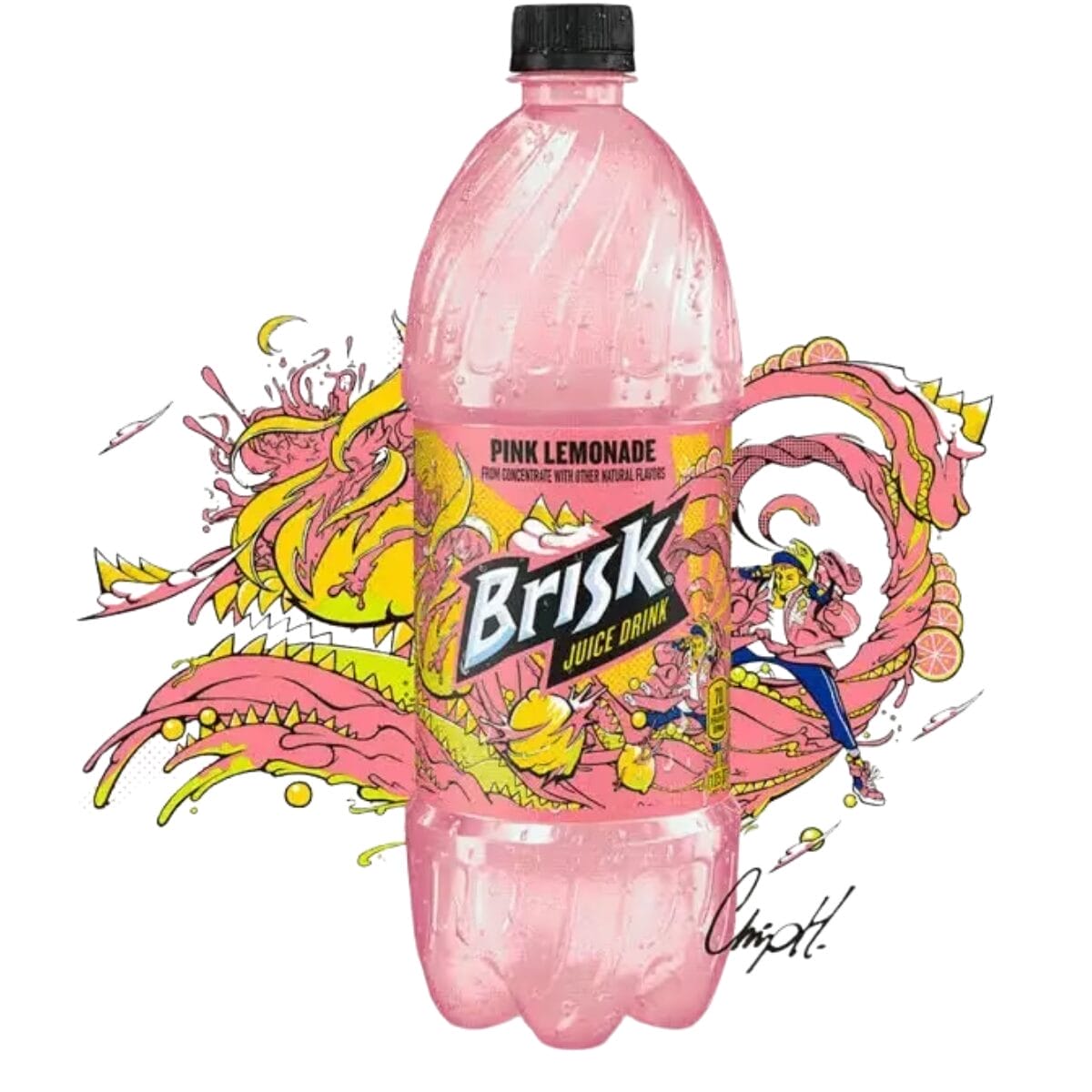 Brisk Pink Lemonade, 1L Bottle