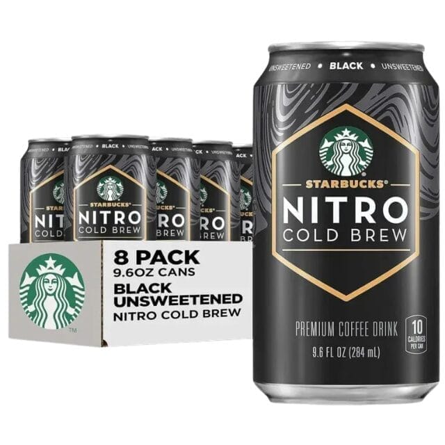 Starbucks Nitro Cold Brew Black, 9.6 Oz Can