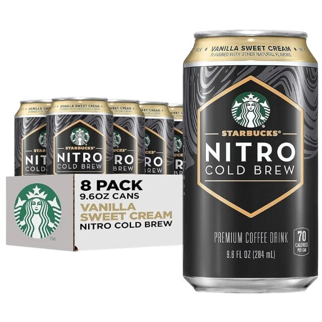 Starbucks Nitro Cold Brew Vanilla Sweet Cream in a Can - Beverage