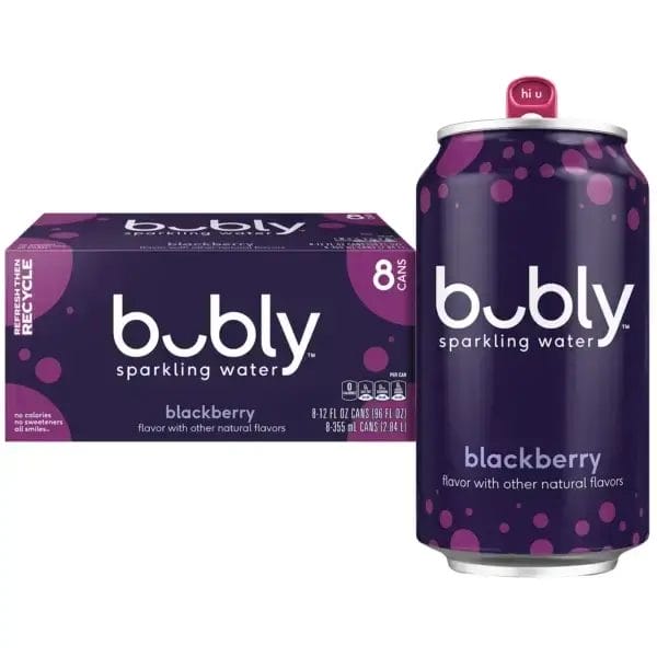 Bubly Blackberry, 12 Oz Can