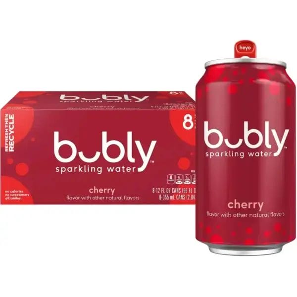 Bubly Cherry, 12 Oz Can