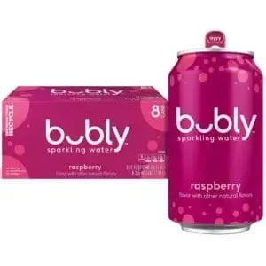 Bubly Raspberry, 12 Oz Can