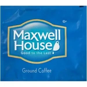 Maxwell House Ground Coffee Filter Packs, 0.7 Oz/ 100 Pack