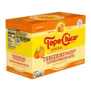 Topo Chico Sabores, Tangerine With Ginger Sparkling Water, 12 Oz Can