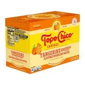 Topo Chico Sabores, Tangerine With Ginger Sparkling Water, 12 Oz Can
