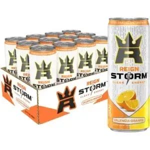 REIGN Storm Valencia Orange, 12 Oz Can
