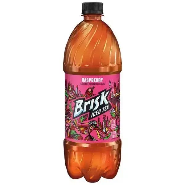 Brisk Raspberry Iced Tea 1L Bottle – 15-Pack