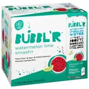 BUBBL'R Watermelon Lime Smash'r, 12 Oz Can