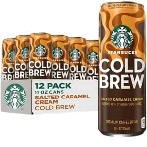 Starbucks Cold Brew Salted Caramel Cream, 11 Oz Can