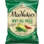 Miss Vickie's Spicy Dill Pickle Kettle Potato Chips, 1.3 Oz Bag/ 64 Count