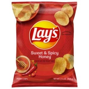 Lay's Sweet & Spicy Honey Flavored Chips, 2.25 Oz – 24
