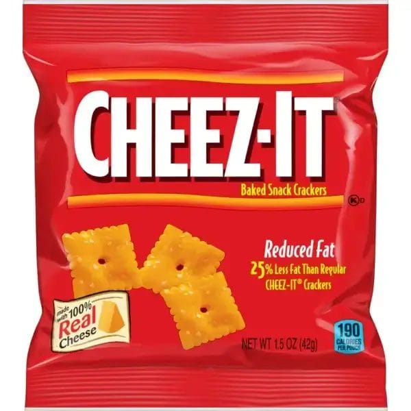 Cheez-It Reduced Fat Crackers, 1.5 Oz - Bags/60
