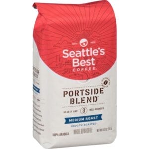 Seattle's Best Coffee Portside Blend Medium Roast Whole Bean Coffee, 12 Oz Bag