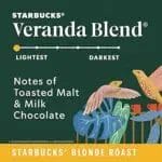 Starbucks Veranda Ground, 2.5 Oz Single Bags