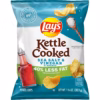 Lay's Kettle Cooked Potato Chips, 40% Less Fat Salt & Vinegar, 1.37 Bag/24 Count