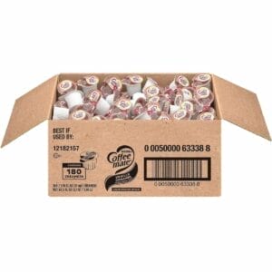 Coffee Mate Vanilla Caramel Mini Creamer Singles, 1 Box/ 180 Total