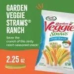 Sensible Portions Zesty Ranch Garden Veggie Straws, 1 Oz Bag/24 Count