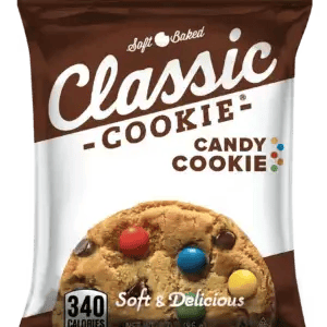 Classic Cookie Soft Baked Oatmeal Chocolate Chip Cookies made with M&M's, 3 Oz Bags/48