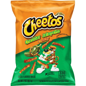 Cheetos Crunchy jalapeno Cheddar Flavored Snacks