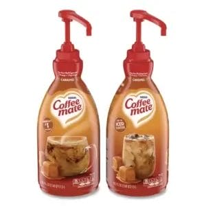 Coffee Mate Caramel Creamer, 50.7 Oz Pump Bottle - 2/Pack