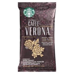 Starbucks Caffe Verona Ground, 2.5 Oz Single Bags