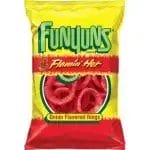 Funyuns Flamin' Hot Onion Flavored Rings Packaging