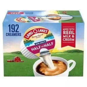 Land O Lakes Mini Moos Half & Half, 0.5 Oz Mini Cups, 1 Box/192 Total