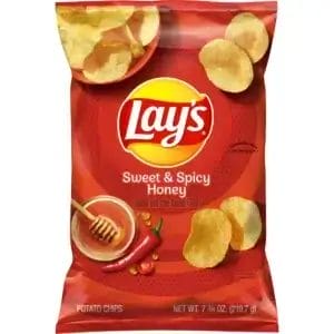 Lay's Sweet & Spicy Honey Flavored Chips XVL, 2.25 Oz Bags/24