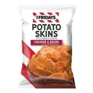 TGIF Cheddar and Bacon Potato Skins, 1.75 Oz Bags/55