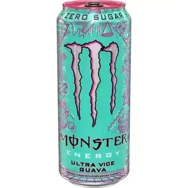 Monster Monster Energy Ultra Vice Guava Zero Sugar, 16 Oz Can