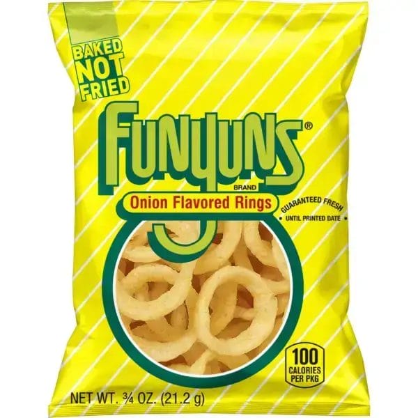 Funyuns Baked Onion Flavored Rings, 0.75 Oz Bags/104