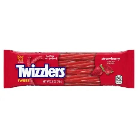 Twizzlers Strawberry Licorice Twists, 2.5 Oz Packs