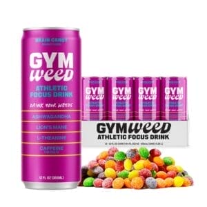 Candy Shop Gym Weed Adaptogen Energy Drink, 12 Oz Can