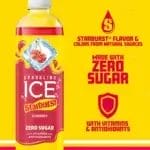 Sparkling Ice STARBURST Cherry, 17 Oz Bottle