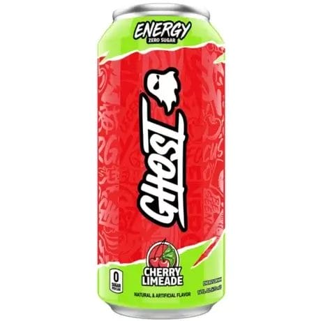 GHOST ENERGY Zero Sugars Limeade, 16 Oz Can