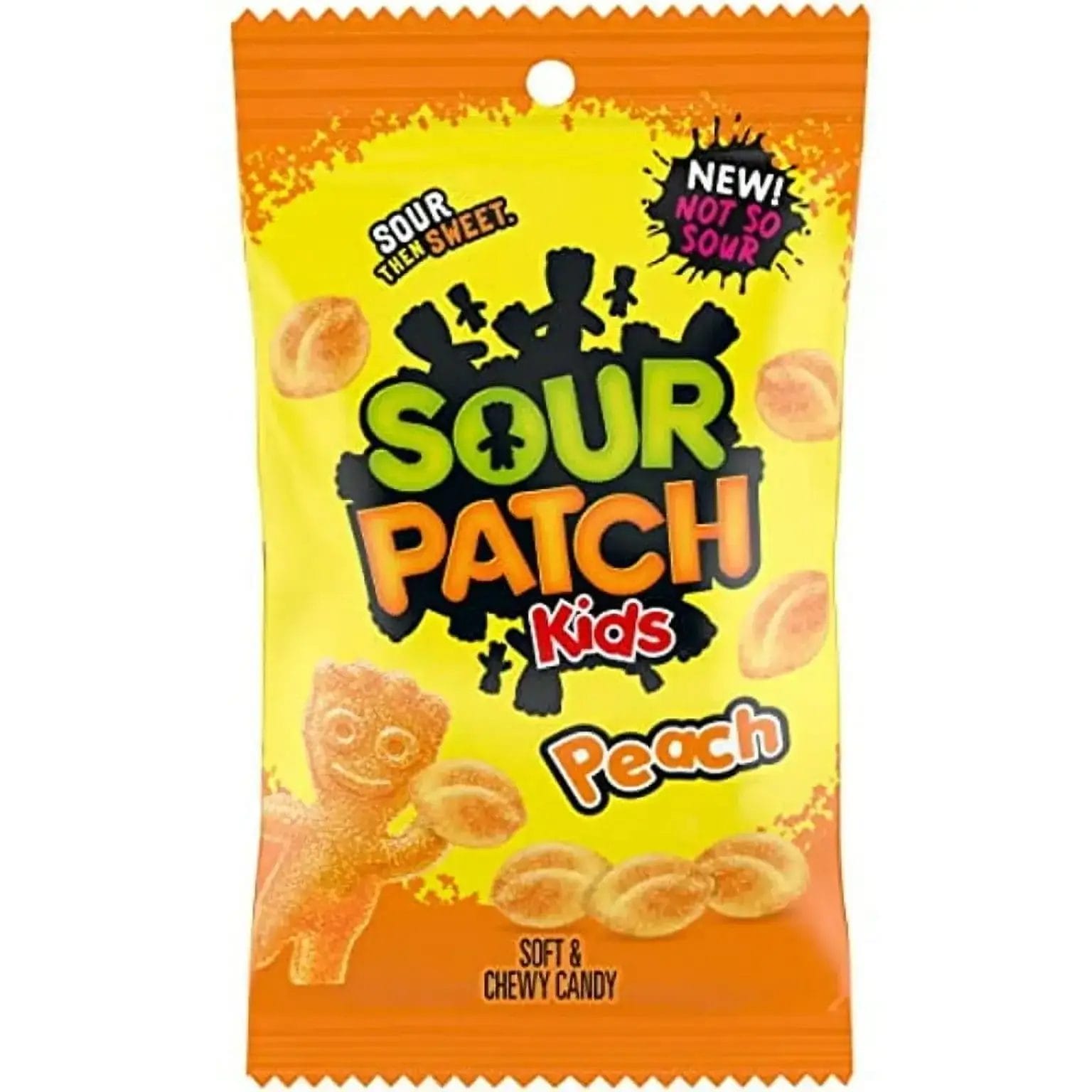 Sour Patch Kids Peach Soft and Chewy Candy, 8.07 Oz Bags