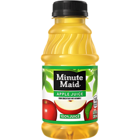 Minute Maid Apple Juice, 10 Oz Bottle