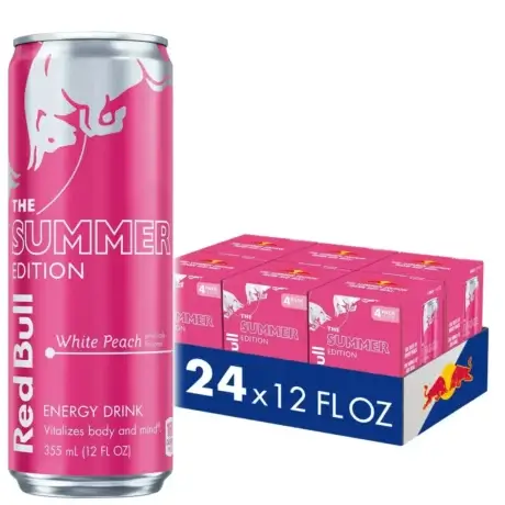 Red Bull White Peach Energy Drink, 12 Oz Can