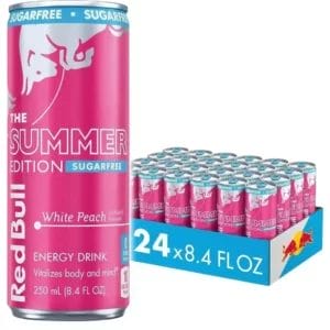 Red Bull White Peach Sugar Free Energy Drink, 8.4 Oz Can