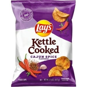 Lay's Kettle Cooked Potato Chips Cajun Spice