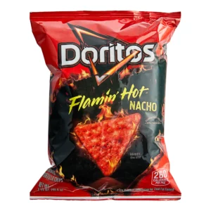 Doritos Nacho Flamin' Hot Tortilla Chips, 1.75 Oz Bags/64