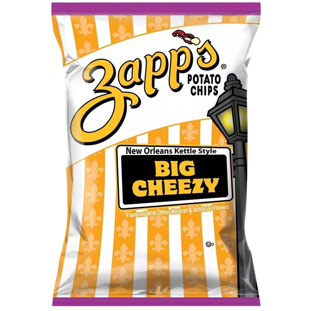 Zapp's Big Cheezy Kettle Chips, 1.5 Oz Bags/60