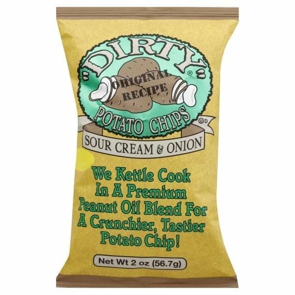 Dirty's Sour Cream and Onion Kettle, 2 Oz Bags/25